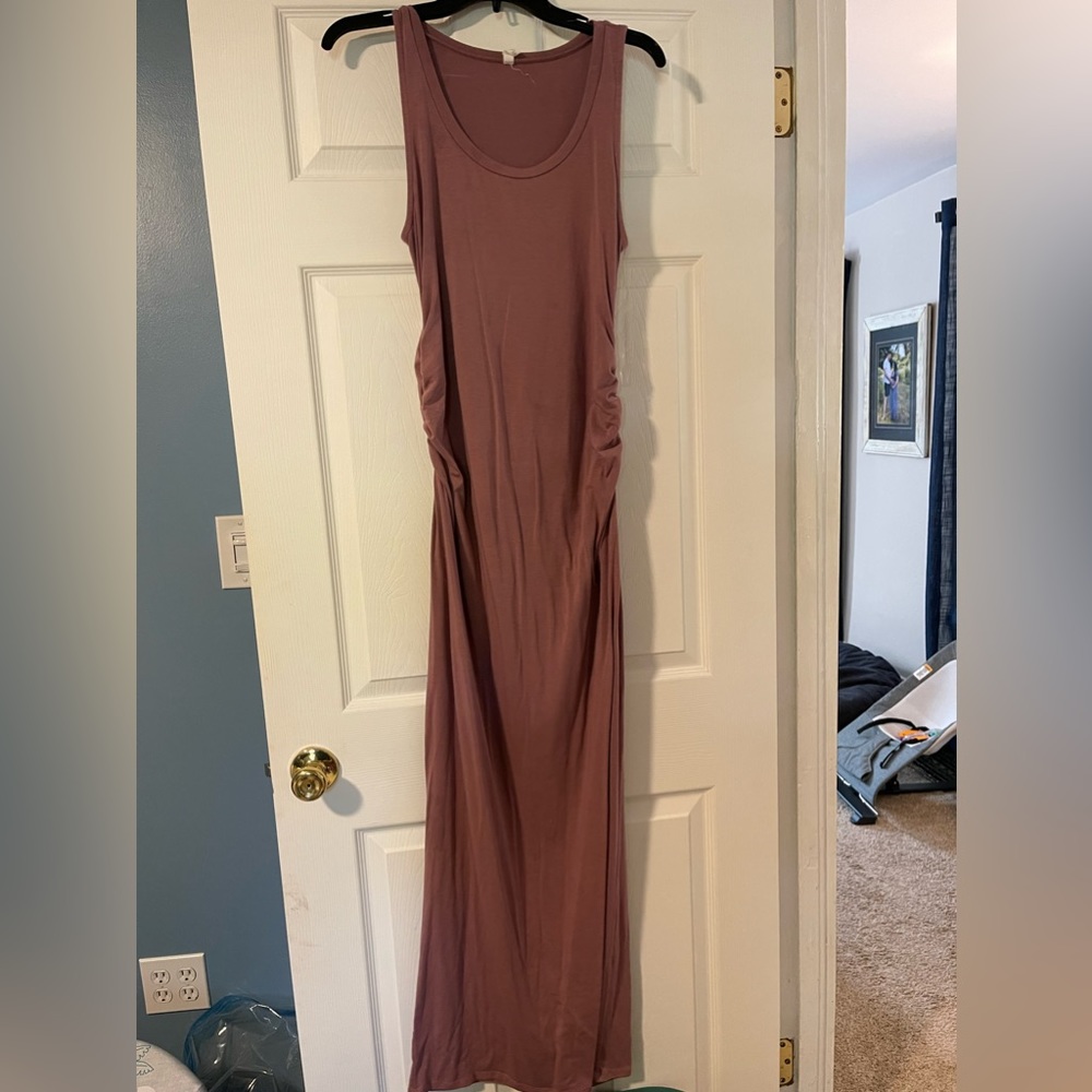 Maternity maxi dress